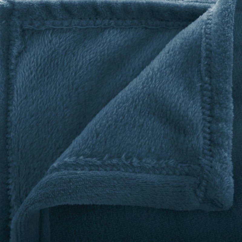 Patura Ollis, poliester, bleu, 180x260 cm, 156048F