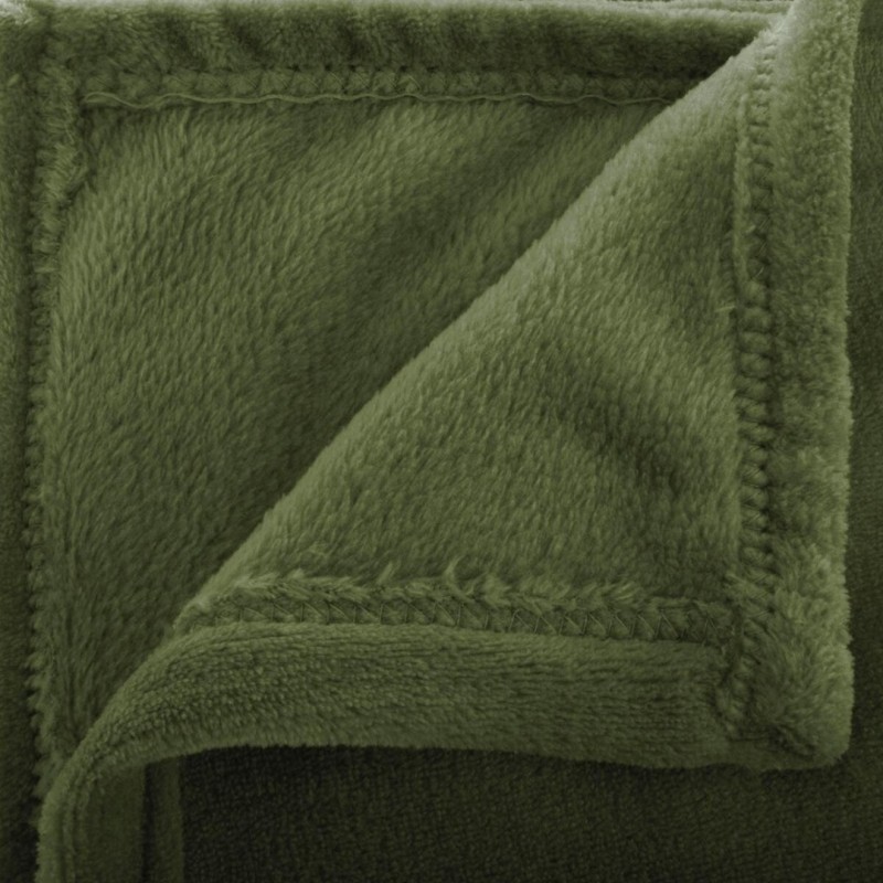 Patura Ollis, poliester, verde khaki, 180x230 cm, 156048K