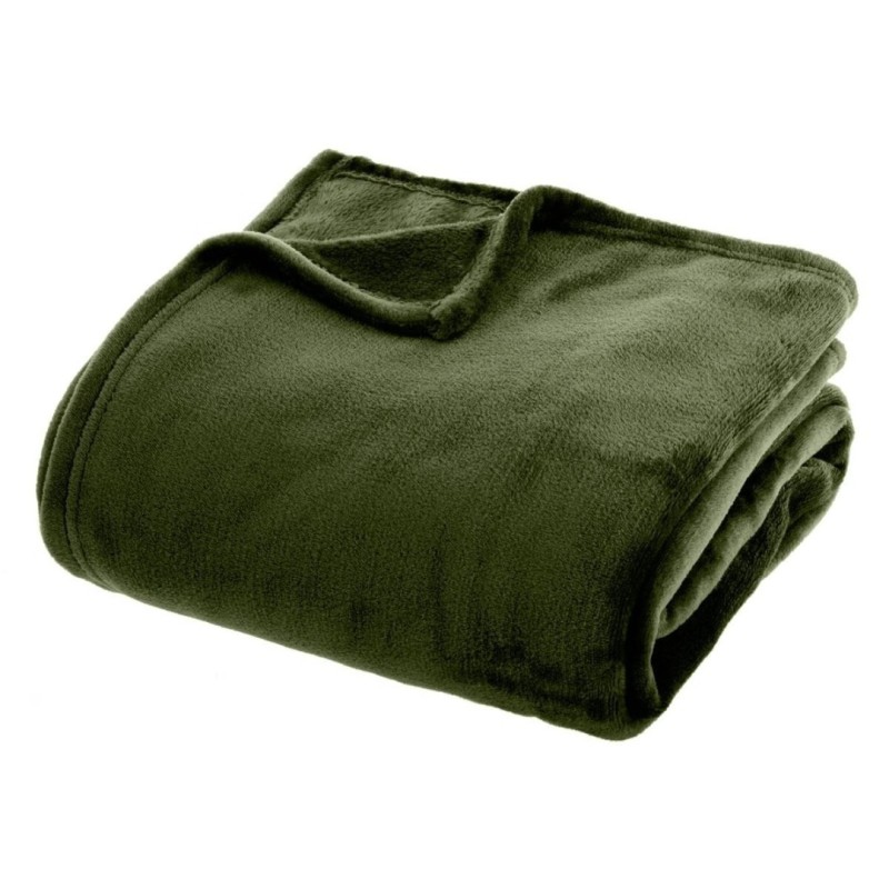Patura Ollis, poliester, verde khaki, 180x230 cm, 156048K