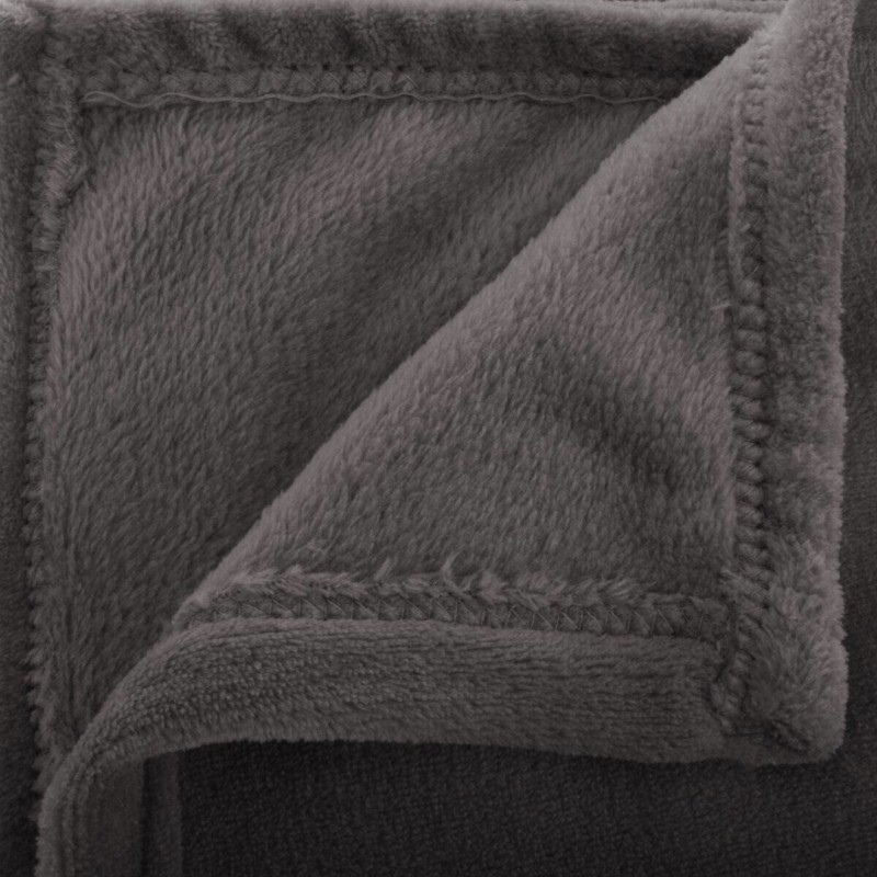 Patura Ollis, poliester, gri inchis, 180x230 cm, 156048L