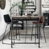 Scaun bar Lois, structura metal, negru, H.101 cm, 156926A
