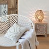 Noptiera Shirel, lemn, natural, 1 compartiment, H. 44 cm, 157001