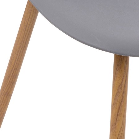 Scaun dining Taho, metal, polipropilena, gri, H.86 cm, 157268H