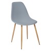 Scaun dining Taho, metal, polipropilena, gri, H.86 cm, 157268H