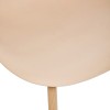Scaun dining Taho, metal, polipropilena, bej, H.86 cm, 157268L