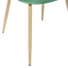Scaun dining Taho, metal, polipropilena, verde, H.86 cm, 157268M