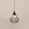 Suspensie Flave, metal, negru, 1XE27, D.19 cm, 157700