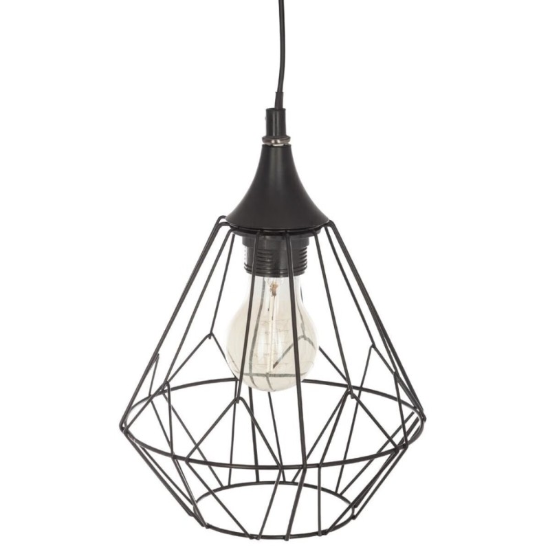 Suspensie Flave, metal, negru, 1XE27, D.19 cm, 157700