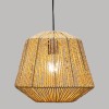 Suspensie Jily, metal, sfoara, bej, 1XE27, D.29 cm, 157701