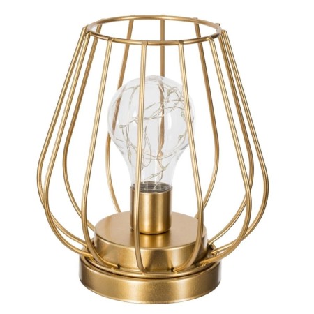 Lampa de masa Micro, metal, auriu, H.17 cm, 161940