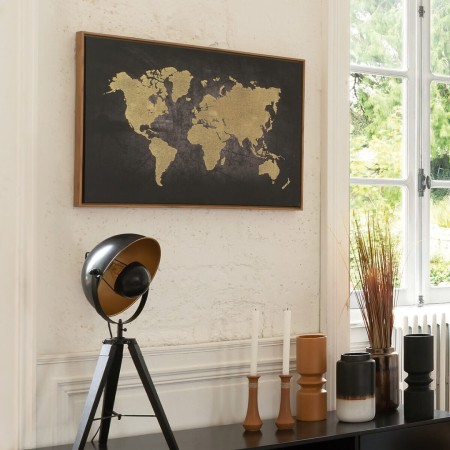 Tablou canvas Mapmonde, 88x58 cm, 162269