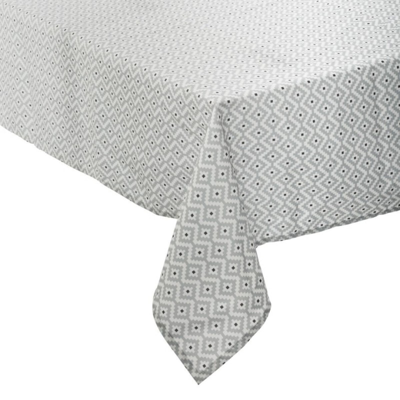 Fata de masa Etnik, poliester, gri, 140x240 cm, 163930B