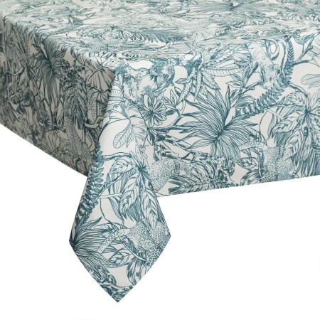 Fata de masa Jungle, poliester, bleu, 140x240 cm, 163930H