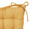 Perna pentru scaun Otto, bumbac, galben, 38x38 cm, 163962R