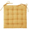 Perna pentru scaun Otto, bumbac, galben, 38x38 cm, 163962R