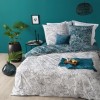 Lenjerie de pat Jungle, 2 persoane, 3 piese, bumbac, alb/negru, 260x240 cm, 163999
