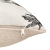 Husa de perna Palm, poliester, alb/negru, 40x40 cm, 164009G