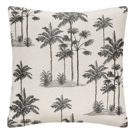 Husa de perna Palm, poliester, alb/negru, 40x40 cm, 164009G