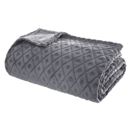 Patura Losange, poliester, gri, 180x230 cm, 164045L