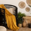 Patura Losange, poliester, galben mustar, 180x230 cm, 164045R