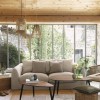 Set 2 masute Mileo, lemn, MDF, maro, L.88/98 cm, 166641