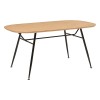 Masa dining Roxas, metal, blat MDF, L.160 cm, 166716A