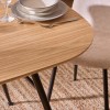 Masa dining Roxas, metal, blat MDF, L.160 cm, 166716A