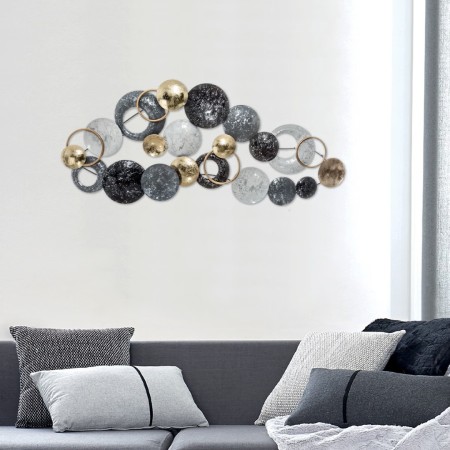 Decoratiune de perete Lali, metal, 93x43 cm, 166946