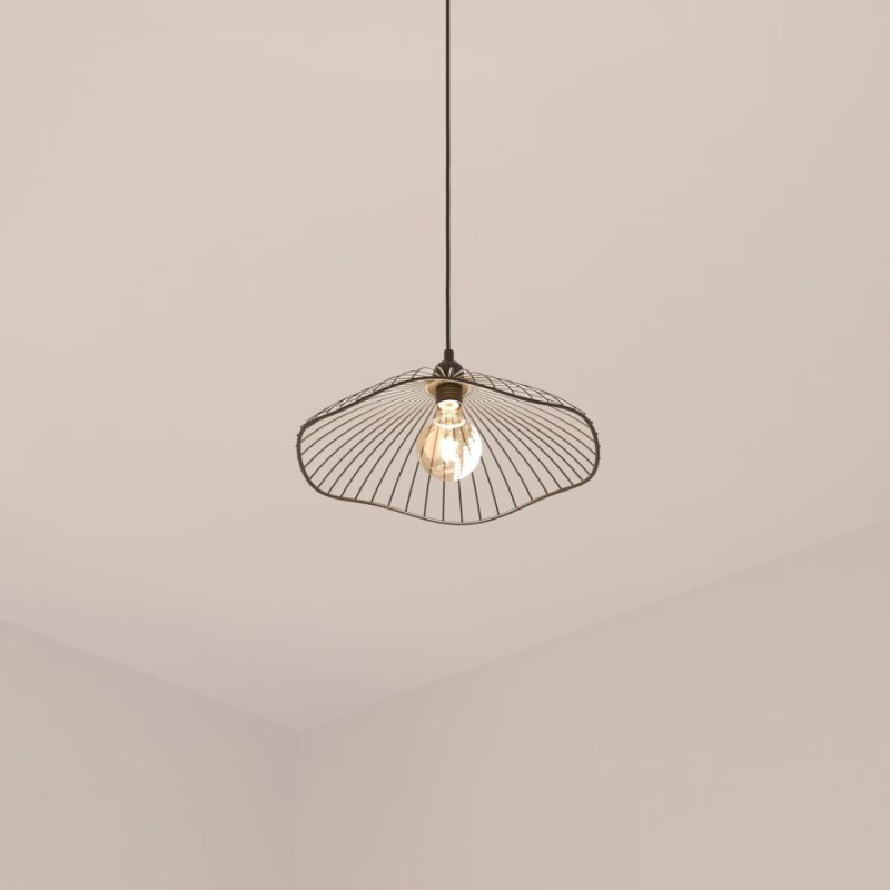 Suspensie Galt, metal, negru, 1XE27, D.34 cm, 167527