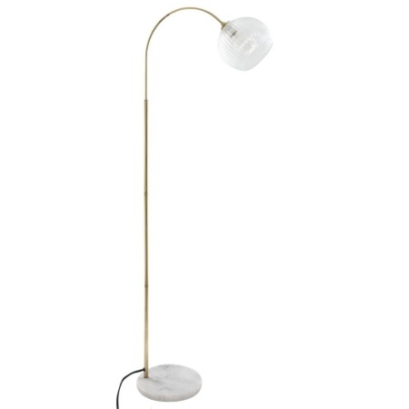 Lampadar Laye, marmura, metal, sticla, auriu, 1XE27, H.150 cm, 167606