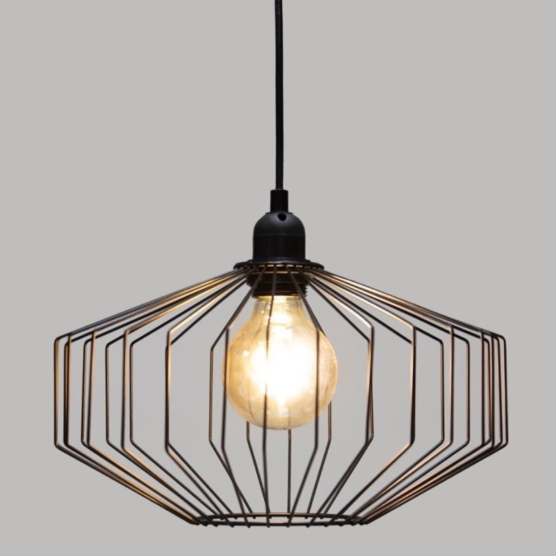 Suspensie Azure, metal, negru, 1xE27, D.31 cm, 168217