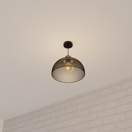Suspensie Sam, metal, negru, 1XE27, D.30 cm, 168218