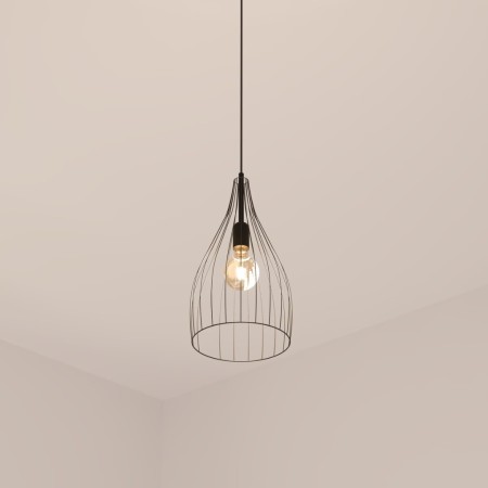 Suspensie Rita, metal, negru, 1XE27, D.19 cm, 168219
