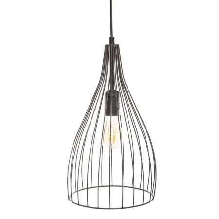 Suspensie Rita, metal, negru, 1XE27, D.19 cm, 168219
