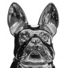 Statuie Bulldog, ceramică, argint, H.12 cm, 168329B
