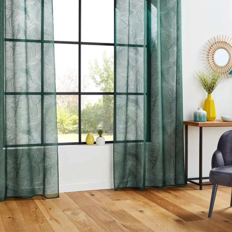 Perdea Devo, poliester, verde cedar, 140x240 cm, 168810H