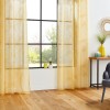 Perdea Devo, poliester, galben mustar, 140x240 cm, 168810R
