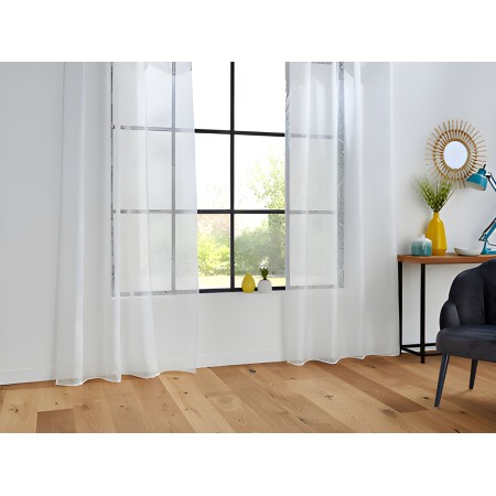 Perdea Devo, poliester, alba, 140x240 cm, 168810Z