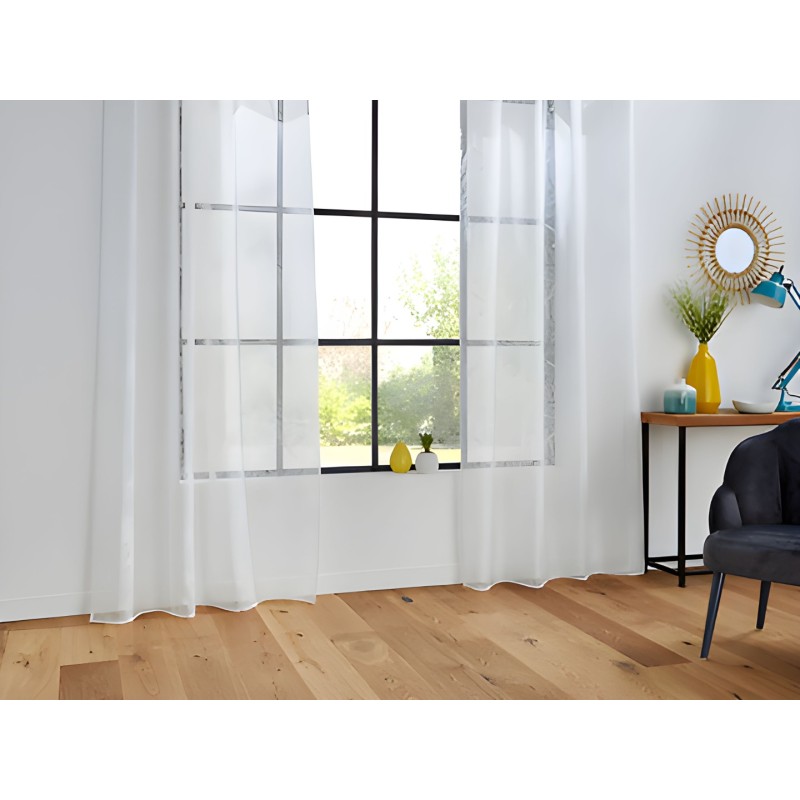 Perdea Devo, poliester, alba, 140x240 cm, 168810Z