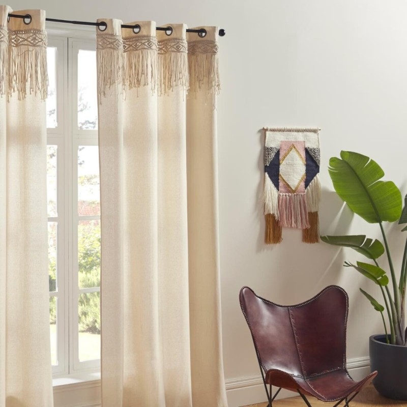 Draperie Rituality, bumbac, bej, 140x260 cm, 168851