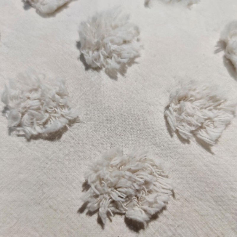 Lenjerie de pat Vilma, 2 persoane, 3 piese, bumbac, ivoar, 260x240 cm, 172493A