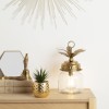 Lampa de masa Pineapple, sticla, metal, auriu, H.33 cm, 173283