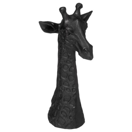 Statueta Cap de girafa, negru/bej, H.32 cm, 173499