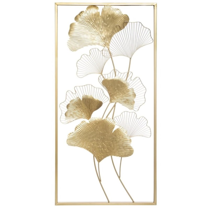 Decoratiune de perete Adrian, metal, auriu, H.100 cm, 173885