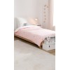 Set lenjerie de pat pentru copii Cat, bumbac, roz, 140x200 cm, 174018C