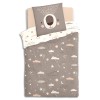 Set lenjerie de pat pentru copii Bear, bumbac, multicolor, 140x200 cm, 174018F