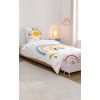 Set lenjerie de pat pentru copii Rainbow, bumbac, multicolor, 140x200 cm, 174018O
