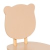 Scaun copii Bear, MDF, bej, H.49 cm, 174315C