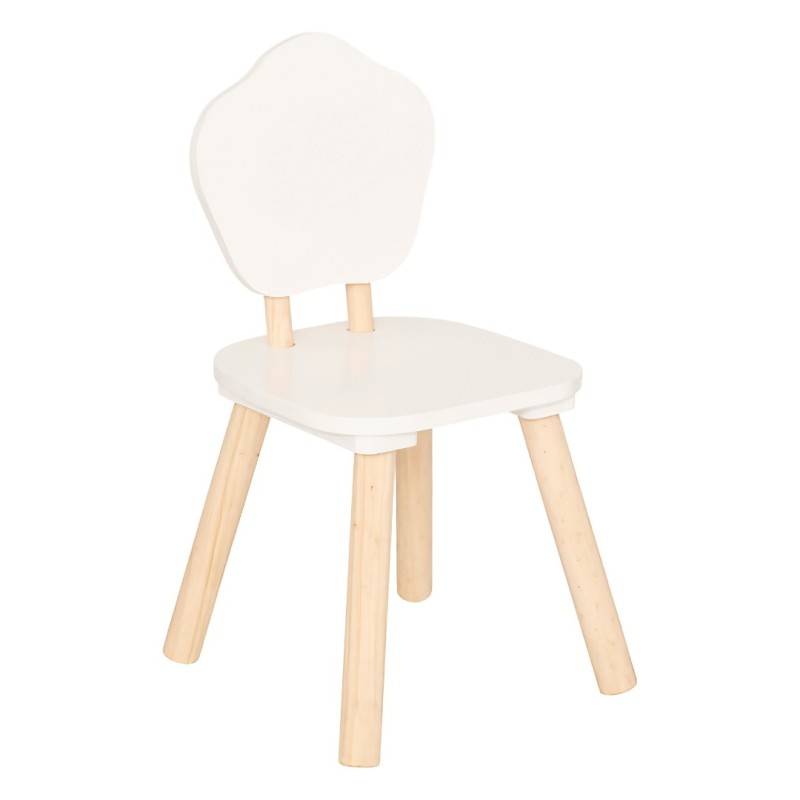 Scaun copii Douceur, MDF, alb, H.47 cm, 174315D