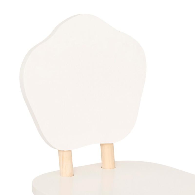 Scaun copii Douceur, MDF, alb, H.47 cm, 174315D